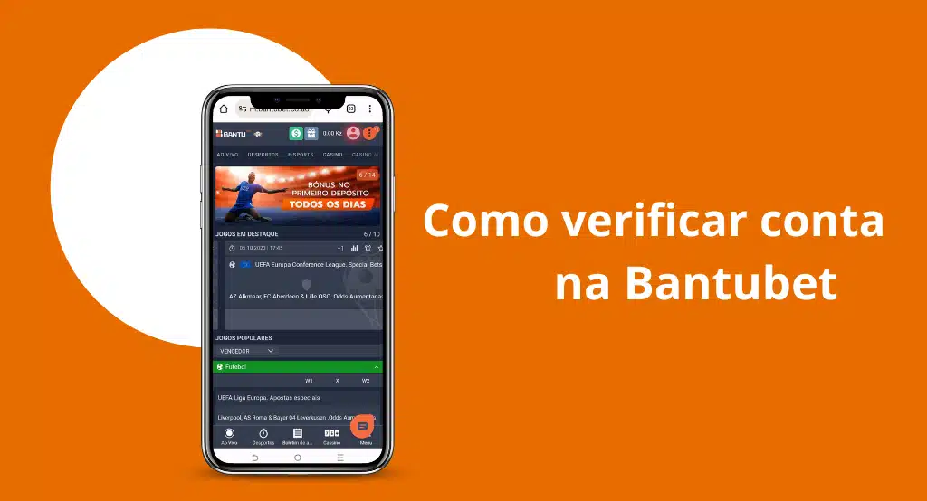 como verificar conta na Bantubet