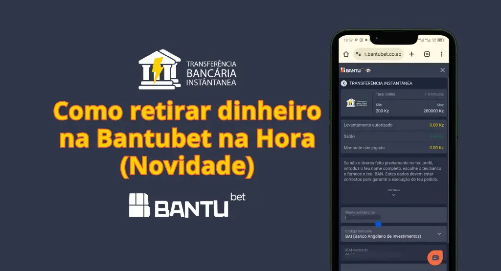 como levantar dinheiro na bantu bet na Hora